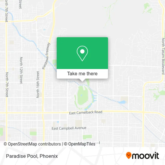 Paradise Pool map