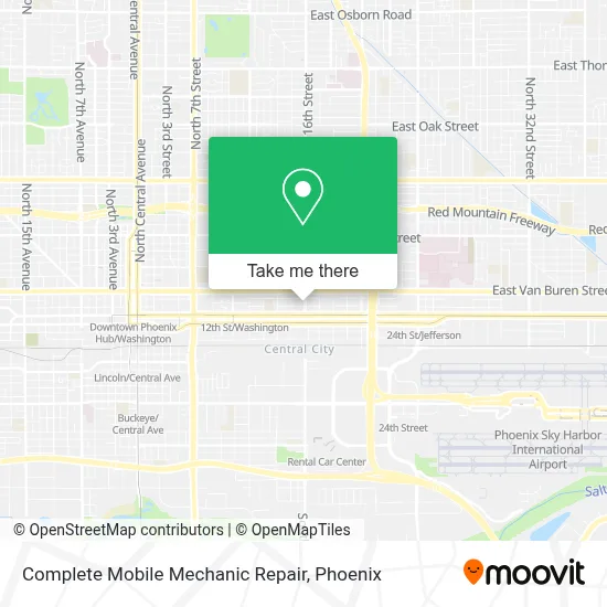 Complete Mobile Mechanic Repair map