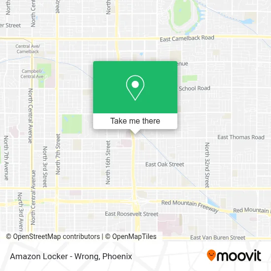 Amazon Locker - Wrong map