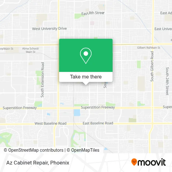 Az Cabinet Repair map