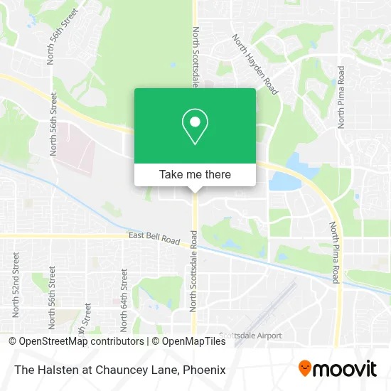 The Halsten at Chauncey Lane map