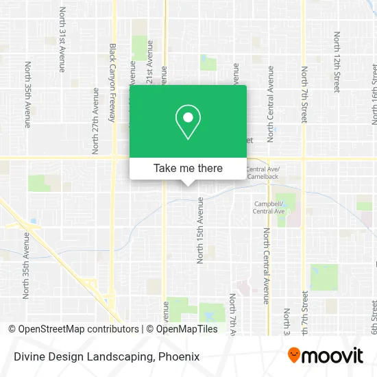 Divine Design Landscaping map