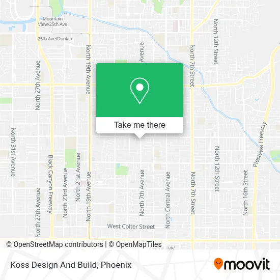 Koss Design And Build map