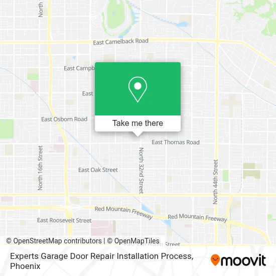 Experts Garage Door Repair Installation Process map