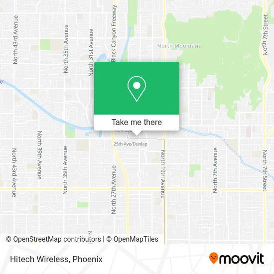 Hitech Wireless map