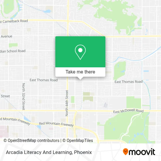 Arcadia Literacy And Learning map