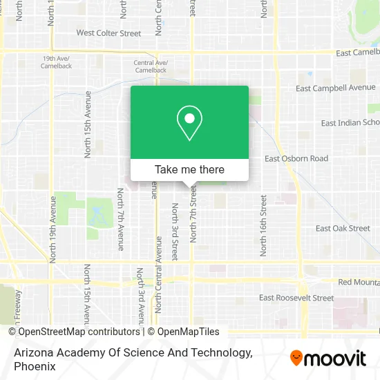 Arizona Academy Of Science And Technology map