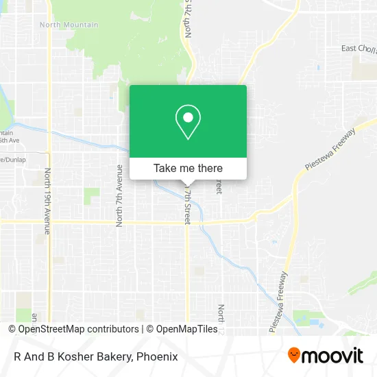 R And B Kosher Bakery map