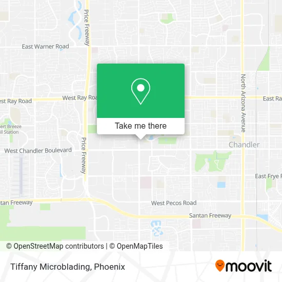 Tiffany Microblading map