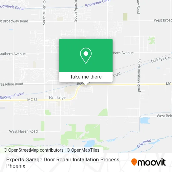 Experts Garage Door Repair Installation Process map