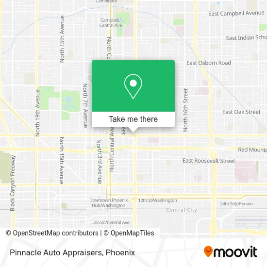 Pinnacle Auto Appraisers map