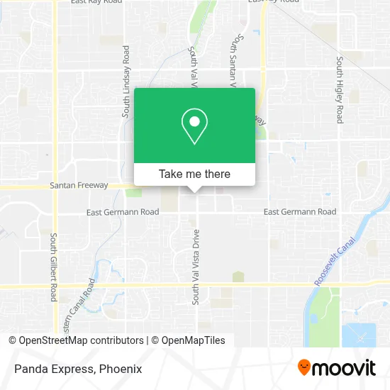 Panda Express map