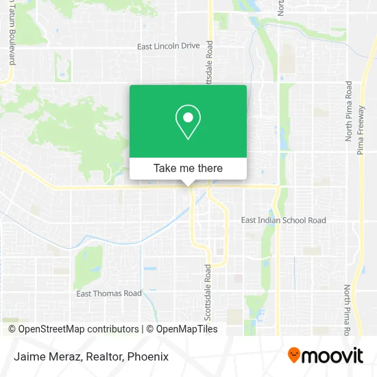 Jaime Meraz, Realtor map