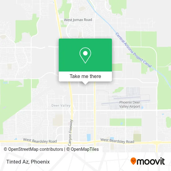 Tinted Az map