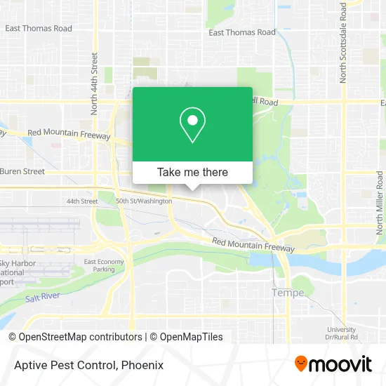 Aptive Pest Control map