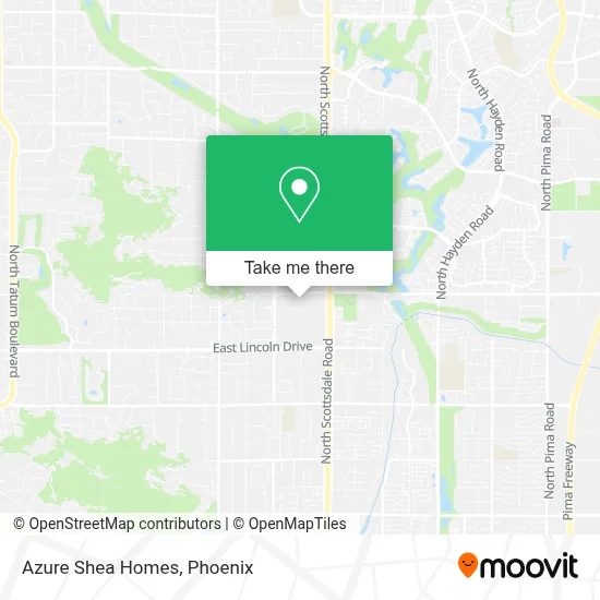 Azure Shea Homes map