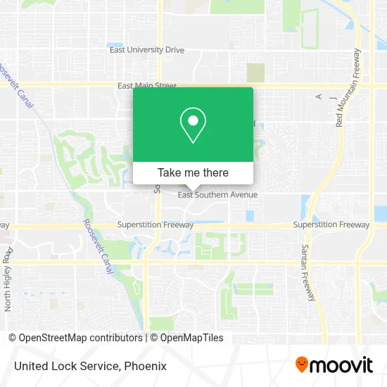 United Lock Service map