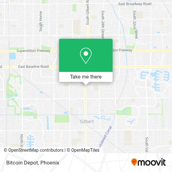 Bitcoin Depot map