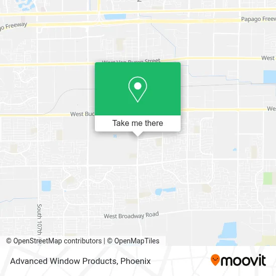 Advanced Window Products map