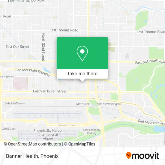 Banner Health map
