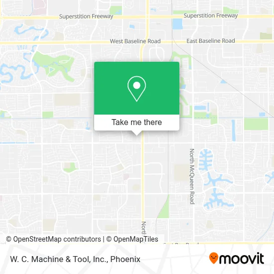 W. C. Machine & Tool, Inc. map