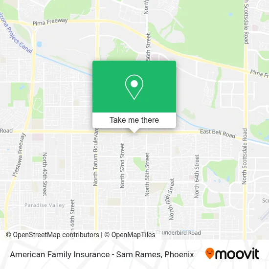 American Family Insurance - Sam Rames map