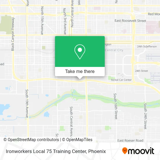 Ironworkers Local 75 Training Center map
