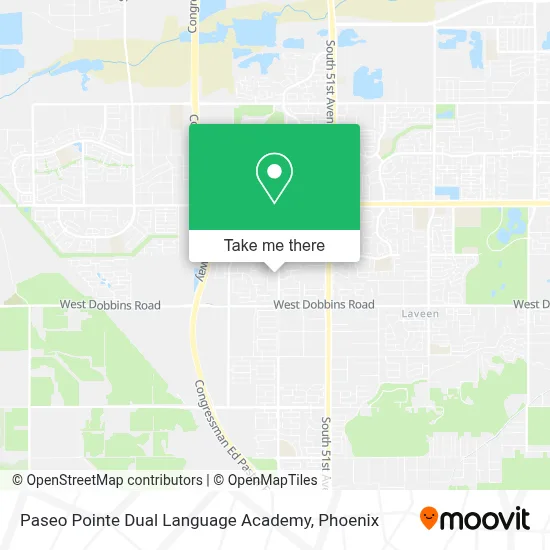 Paseo Pointe Dual Language Academy map