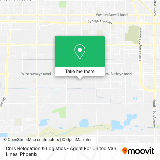 Cms Relocation & Logistics - Agent For United Van Lines map