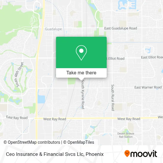 Ceo Insurance & Financial Svcs Llc map