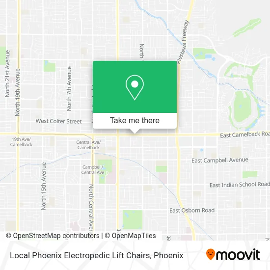 Local Phoenix Electropedic Lift Chairs map