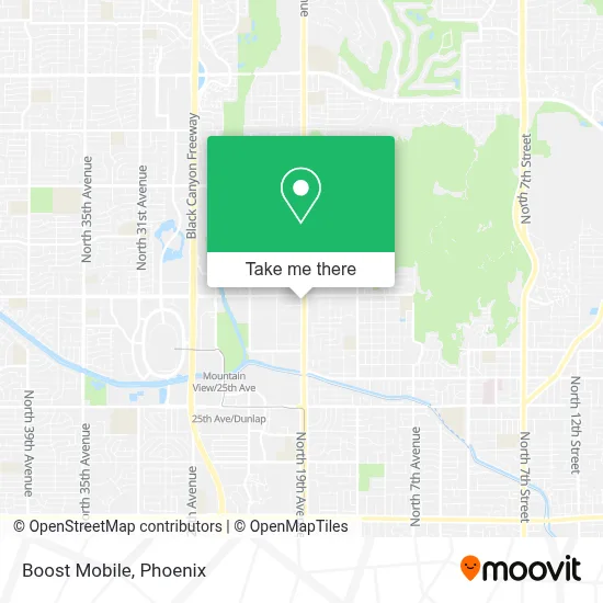 Boost Mobile map