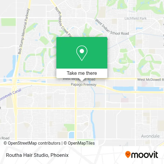 Routha Hair Studio map