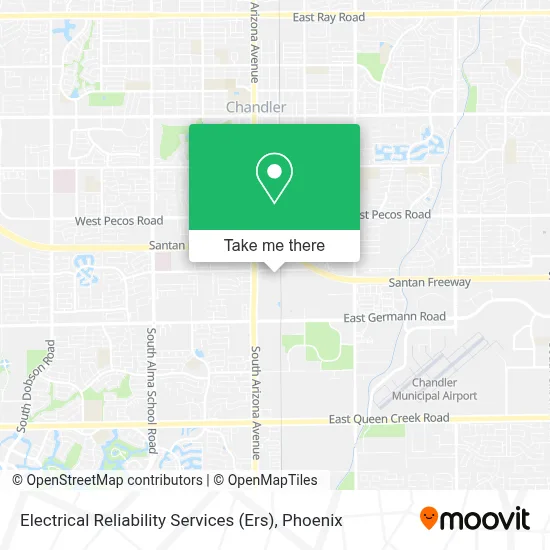 Electrical Reliability Services (Ers) map