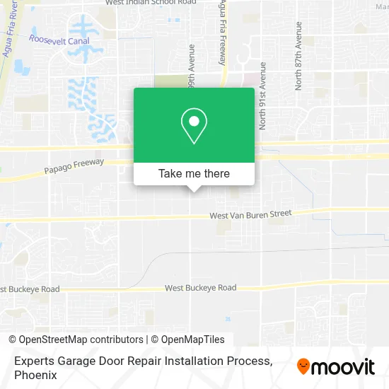 Experts Garage Door Repair Installation Process map