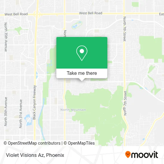 Violet Visions Az map