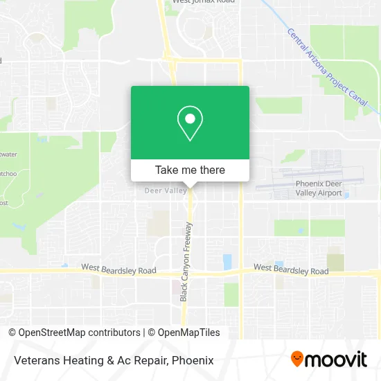 Veterans Heating & Ac Repair map