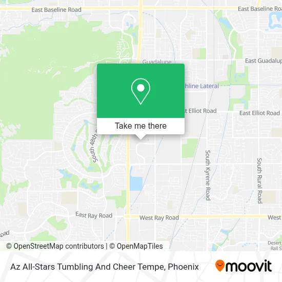 Az All-Stars Tumbling And Cheer Tempe map