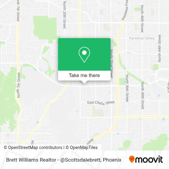 Brett Williams Realtor - @Scottsdalebrett map