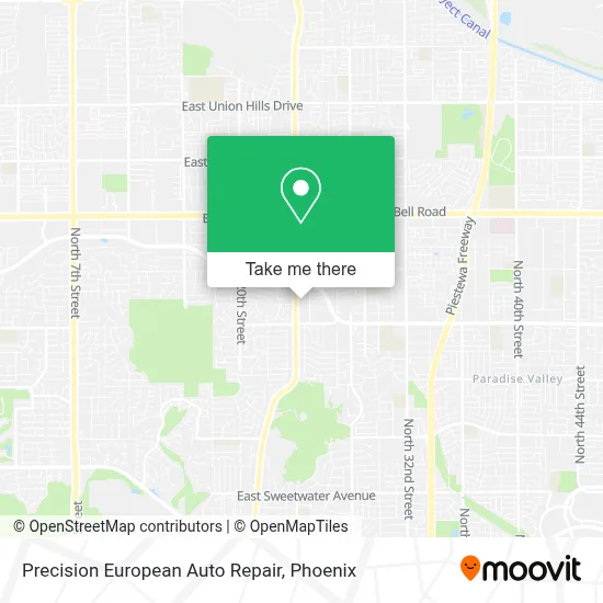 Precision European Auto Repair map