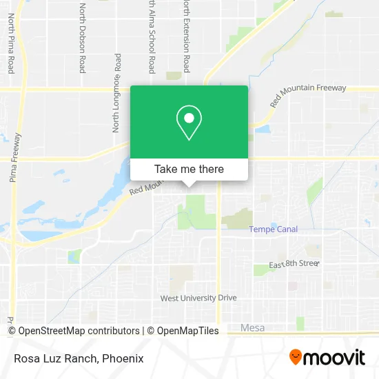 Rosa Luz Ranch map