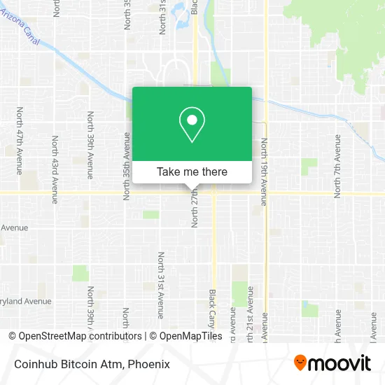 Coinhub Bitcoin Atm map