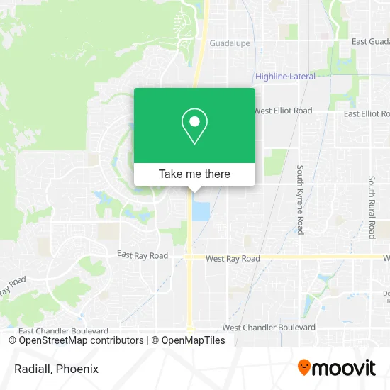 Radiall map