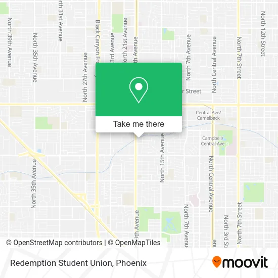 Redemption Student Union map