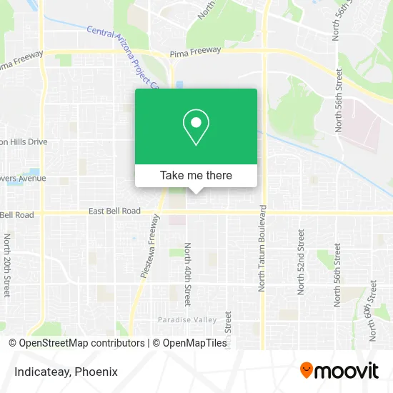 Indicateay map