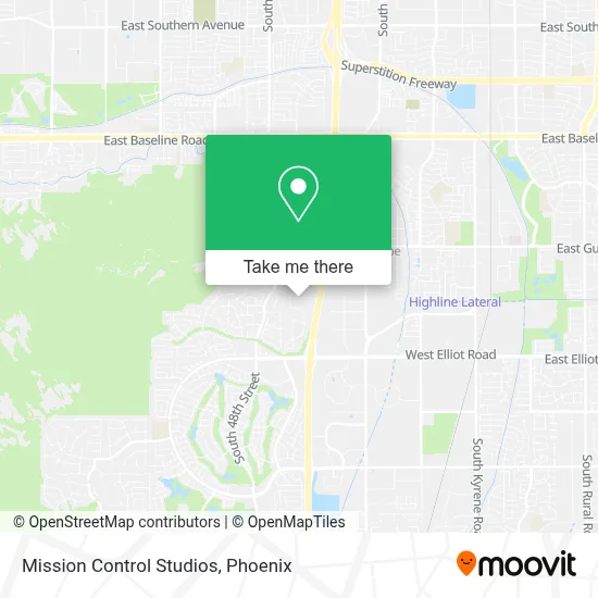 Mission Control Studios map