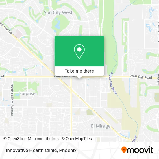Innovative Health Clinic map