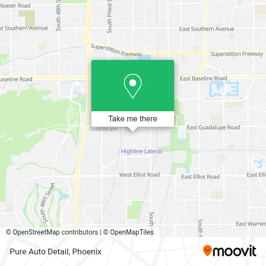 Pure Auto Detail map