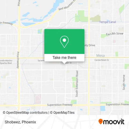 Shobeez map