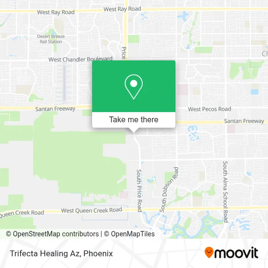 Trifecta Healing Az map